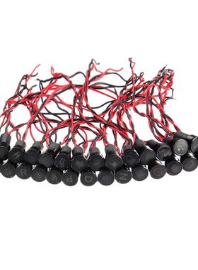 1x8mm Pre-wred Warnng ndcator 12V 24V 36V Metal LED Dash