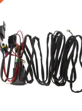 Universal 12V 40A Relay Wiring Harness With On/Off Switch Ki