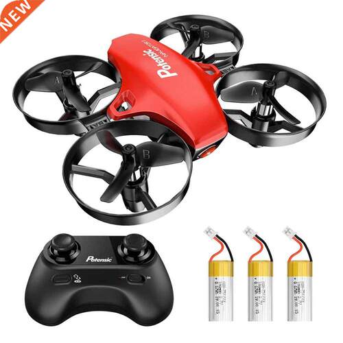 Potensic A20 Red RC Mini Drone Easy to Fly Helicopter RC Qua