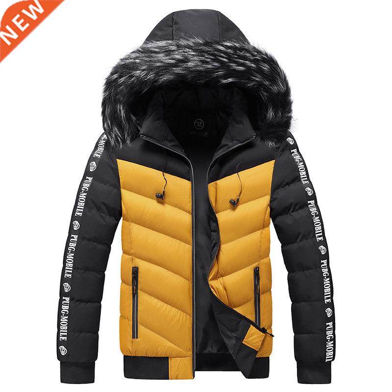 DIMUSI Winter Men	s Jacket Fashion Men Cotton Thick Warm
