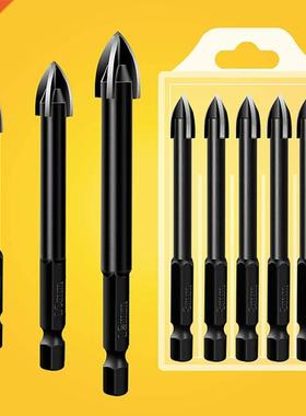 1/5pcs 4/5/6/8/10mm Drill Bits Cross Hex Tile Bits Ceramic C