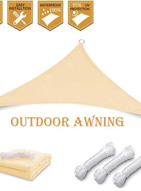 JYMCW Outdoor Shade Sail, 300D Polyester Waterproof UV-Proof