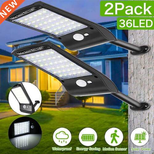 Solar Wall Lights Outdoor Waterproof Security 36 LED Solar