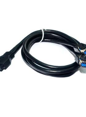 HighSpeed USB .0 Cable Double 20Pin 2 Port USB.0 Hub USB