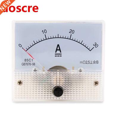 DC 30A Analog Ammeter Panel AMP Current Meter 0-30A DC Doesn