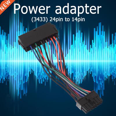 Riser Card Extension Port Adapter 24 Pin to 14 Pin Power Sup