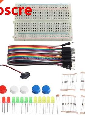 Electronc Starter Kt Mn Breadboard LED Jumper Wre Teste