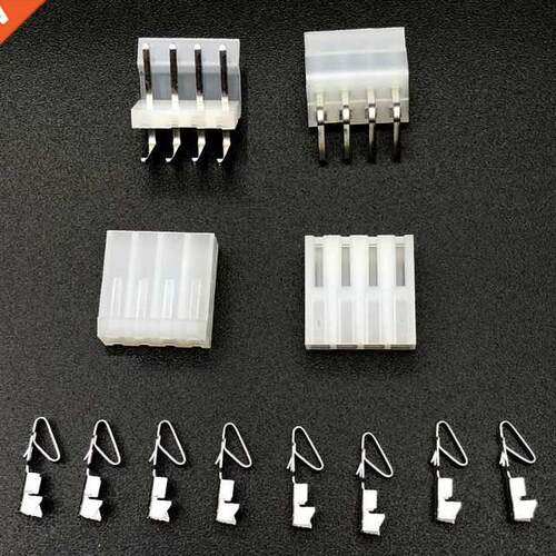 10Sets=60pcs CH3.96mm connector 4P 4pin CH3.96 curved Bendin