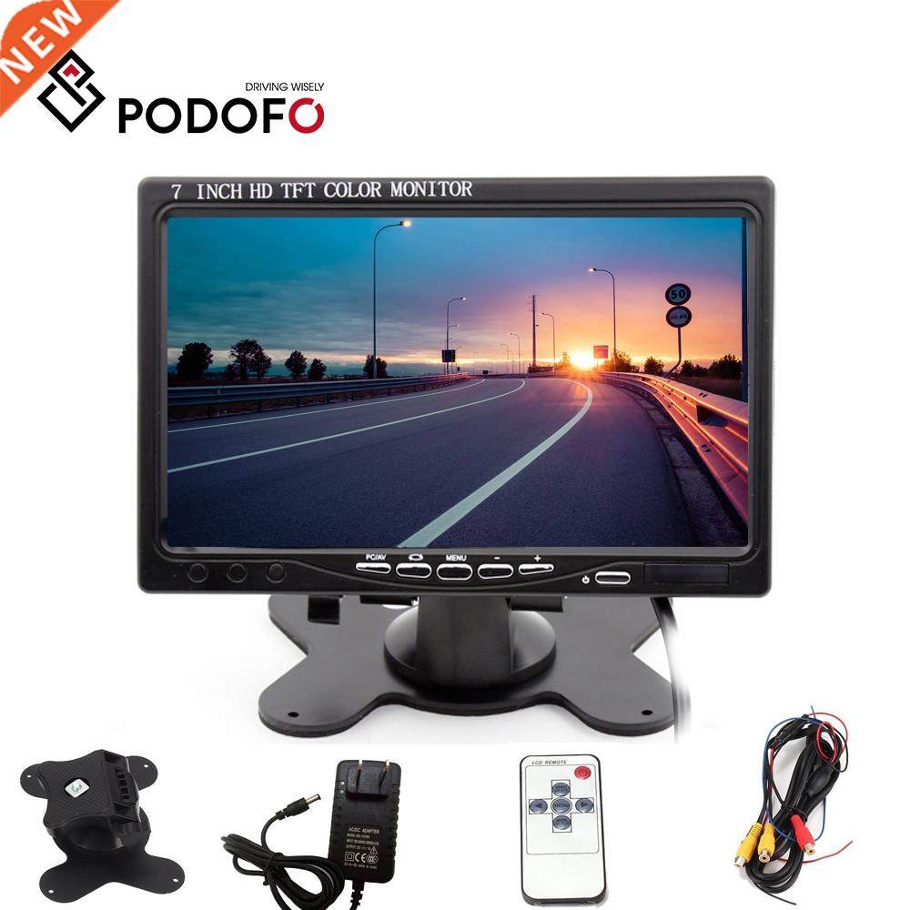 Podofo 7” Portable LCD Monitor Display Screen Video Game Pl
