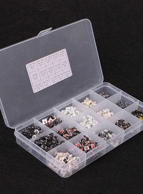 750 Pcs 15 Value Tactile Push Button Switch Micro Switch Mom