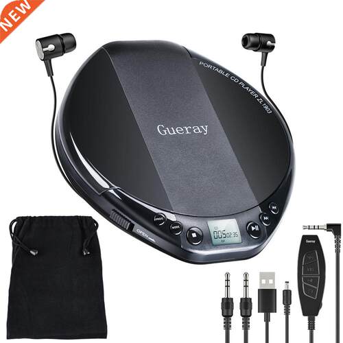 Portable CD Player Hifi with Hephones Walkman Player Shock