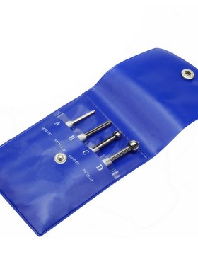 4-Piece Sleeve Gauge 3-14Mm Telescopic Nickel-Plated Square