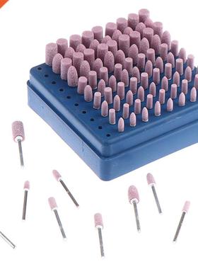 100 Pcs/set Drill Grinding Head Tool Assorted Ceramic Mounte