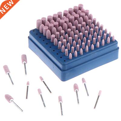 100 Pcs/set Drill Grinding Head Tool Assorted Ceramic Mounte