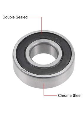 204PP Ball Bearing 20x47x14mm Double Sealed 6204-2RS Deep Gr