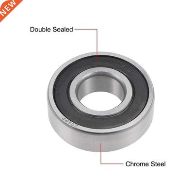 204PP Ball Bearing 20x47x14mm Double Sealed 6204-2RS Deep Gr