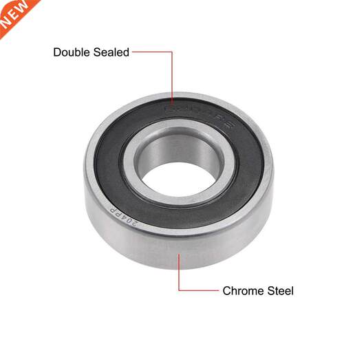 204PP Ball Bearing 20x47x14mm Double Sealed 6204-2RS Deep Gr