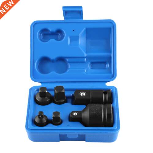 6PCS Hand Wrench Tool Set Impact Socket Adaptor Reducer 1/4