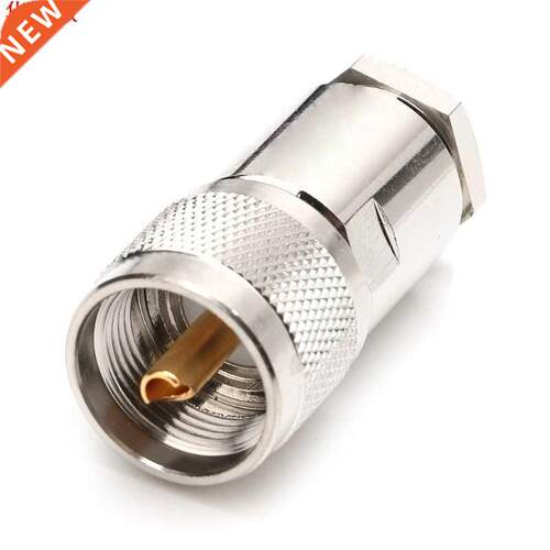 RF Coaxial Adapter UHF Male Plug PL259 Clamp RG8 RG165 RG21