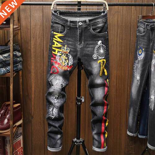 Male Jeans Men Men'S Jean Homme Denm Slm Ft Pants Tr