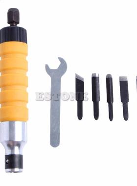 Woodworking Electric Carving Machine Carving Chisel Tool wit