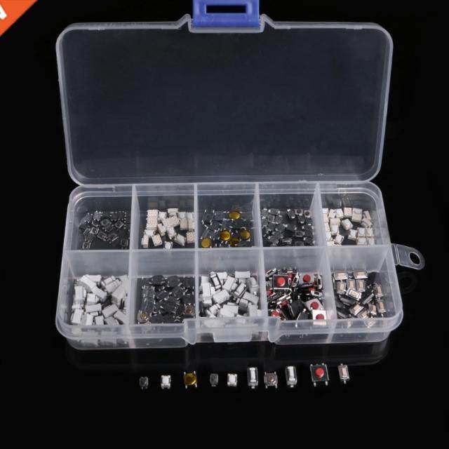 250Pcs/set 10 Types Tactile Push Button Touch Switch Remote