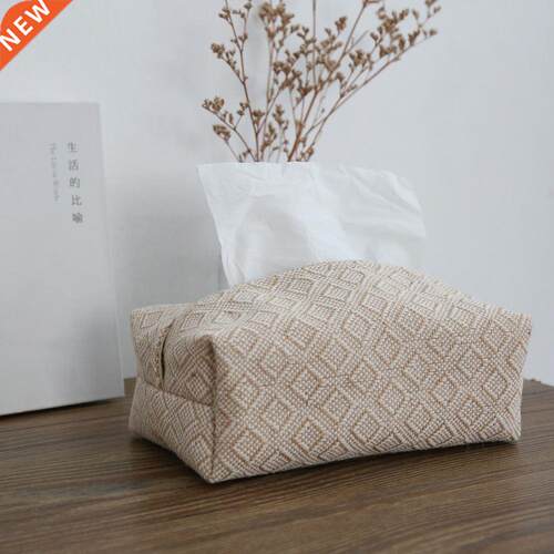 Art Linen Art tissue box holder Car Napkin holder Home Livin