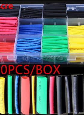 530PCS/580PCS/260PCS Heat Shrink Tubing Insulation Shrinkabl