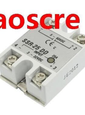 10 pcs SSR-25DD Single-Phase Solid State Relay 25A/110V DC