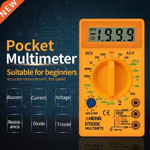 Digital Multimeter Voltmeter Ammeter Ohmmeter DC10V~1000V 10