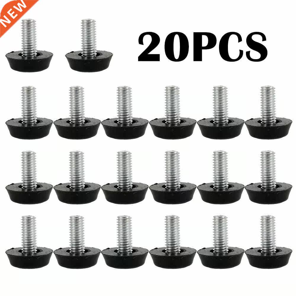 20Pcs Adjustable Galvanized Steel Furniture Legs Anti-slip B