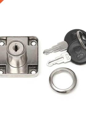 22mm Drawer Cam Lock with 2 Keys For Cabinet Office Wardrobe
