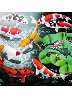 Carp Diamond Painting Goldfish 5D Diamond Painting Full Rhin