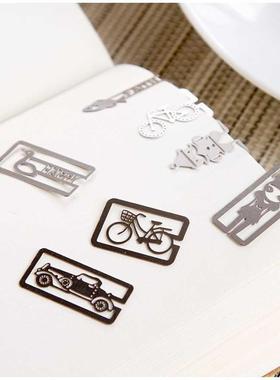 20pcs/set Mini Metal Bookmarks for Book Paper Clips Kawaii S