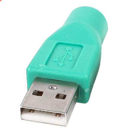 3 Pcs Keyboard Mouse USB Male 2.0 to PS/2 Female Mini DIN 6P