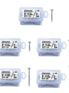 G6D Crbon Steel Cross Hlf-thred Self-tpping Screws Glv