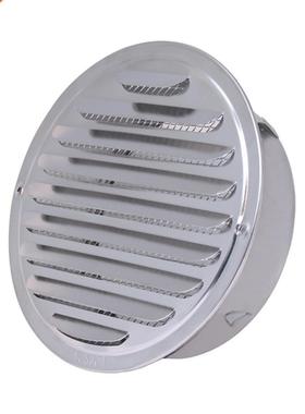 Stainless Steel Exterior Wall Air Vent Grille Round Ducting