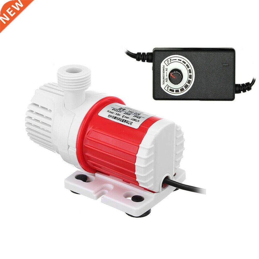 DC 12V Water Pump w/ Controller Aquarium Fish Tank Reef Tan