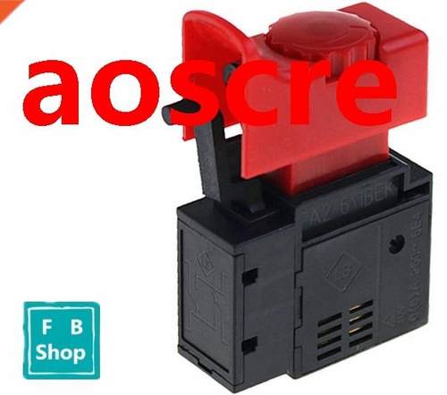 FA2-6/1BEK 250V 6A 5E4 Red+Black Lock On Power Tool Electric