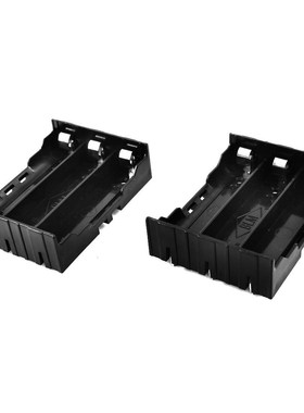 2 pieces open frame plastic 3 x 3.7V 18650 holder box