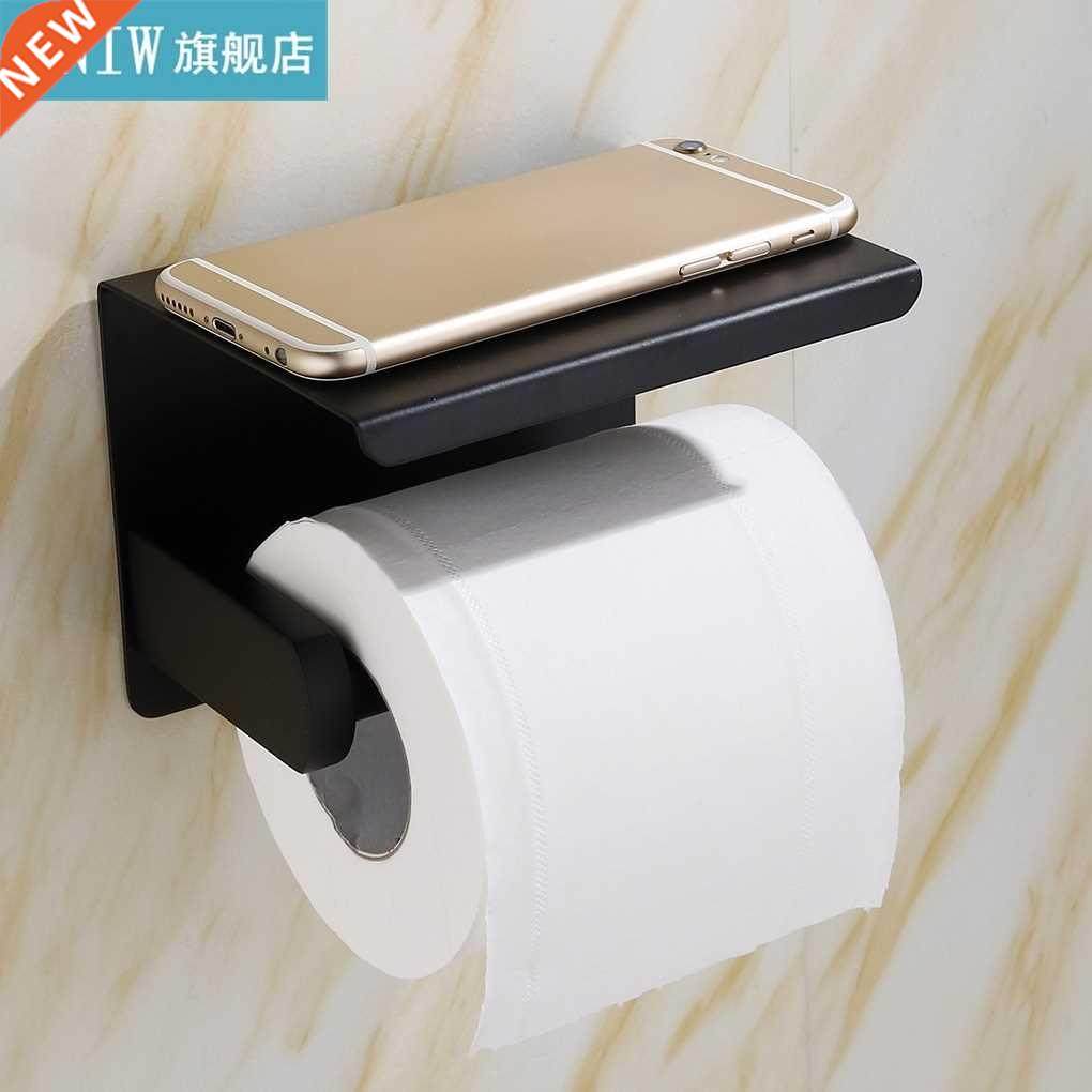 Bathroom Toilet Roll Paper Holder Wall Mount Stainless Steel