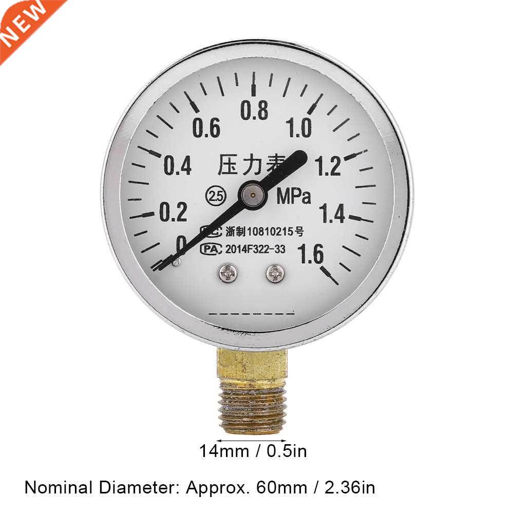 Y60 Pressure Gauge Accurate and Durable Shockproof Air Press