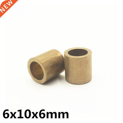 10pcs 6x10x6 mm FU-1 Powder Metallurgy oil bushing porous be