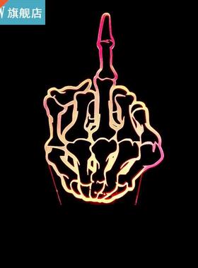 Body Language Bedside Lamp d Touch Hologram Illusion Night