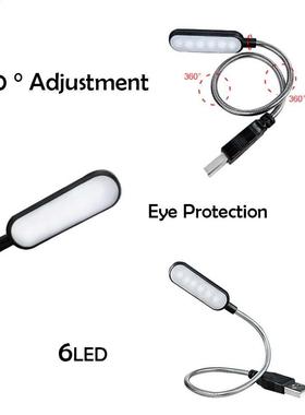 Bright LED Table Lamp USB DC 5V Flexo Reading Light Adjustab