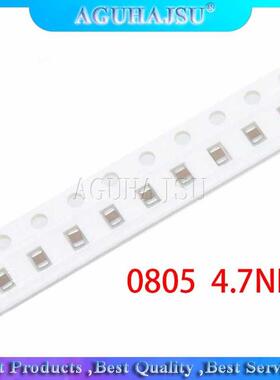 100pcs 4.7NF X7R Error 10% 50V 0805 472 SMD Thick Film Chip
