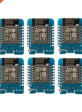 6pcs ESP8266 ESP-12 Wemos D1 Mini WiFi Development Board Mic