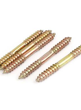 M8 x 70mm Double Ended Wood to Wood Fixing Dowel Screw 5Pcs
