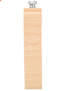 Manual Leather Wooden Sandpaper Block Handmade DIY Sanding B