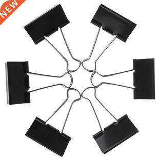 6pcs Metal Binder Clips Paper Clip 51mm Office Learning Supp